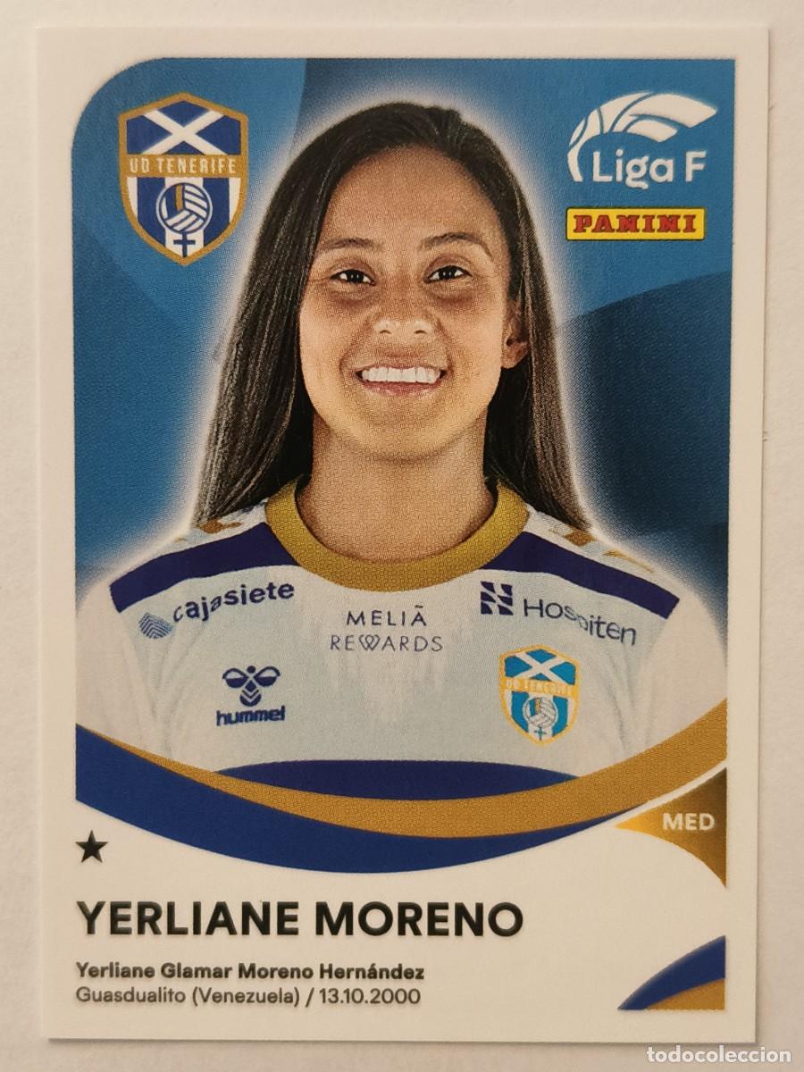 Cromos de f&uacute;tbol: #96 YERLIANE MORENO (COSTA ADEJE TENERIFE) LIGA F 2024/2025 PANINI
