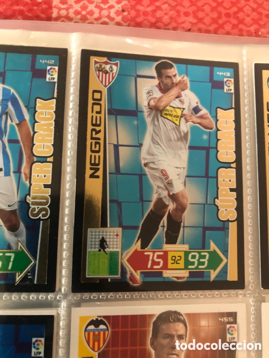Cromos de f&uacute;tbol: 443 NEGREDO SUPERCRACK SEVILLA ADRENALYN 2012 2013 12 13 SUPER CRACK