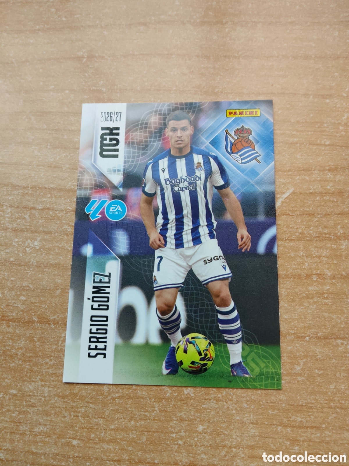 Cromos de f&uacute;tbol: 313 SERGIO GOMEZ REAL SOCIEDAD MEGACRACKS 2026 2027