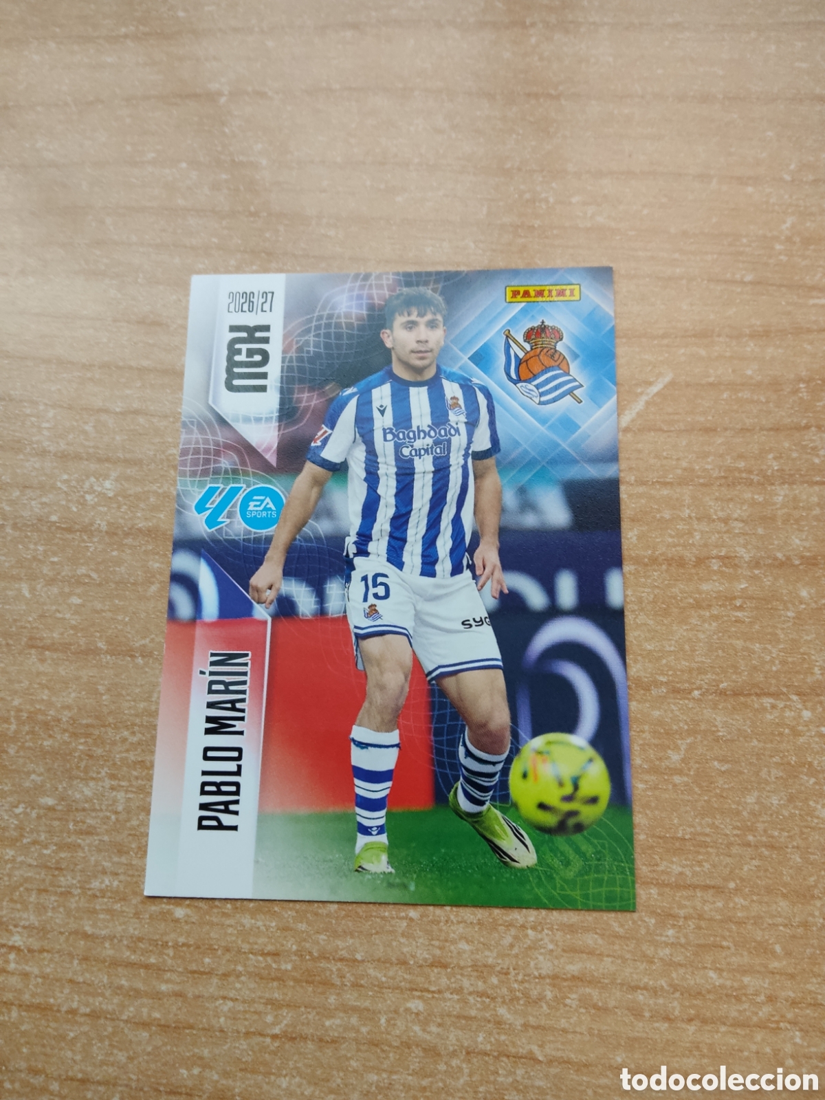 Cromos de f&uacute;tbol: 317 PABLO MARIN REAL SOCIEDAD MEGACRACKS 2026 2027