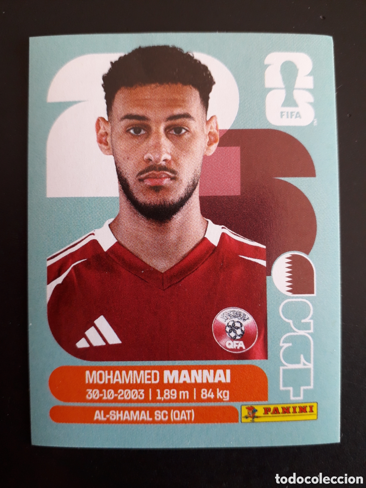 Cartes &agrave; collectionner de Football: MANNAI QATAR QAT 9 MUNDIAL F&Uacute;TBOL 2026 FIFA WORLD CUP PANINI SIN PEGAR PEDIDO M&Iacute;NIMO 3&euro;