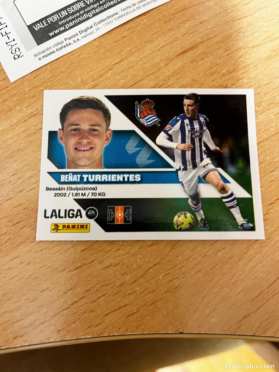 Cromos de f&uacute;tbol: LIGA ESTE 2026 2027 26 27 PANINI N&ordm; 12 TURRIENTES REAL SOCIEDAD