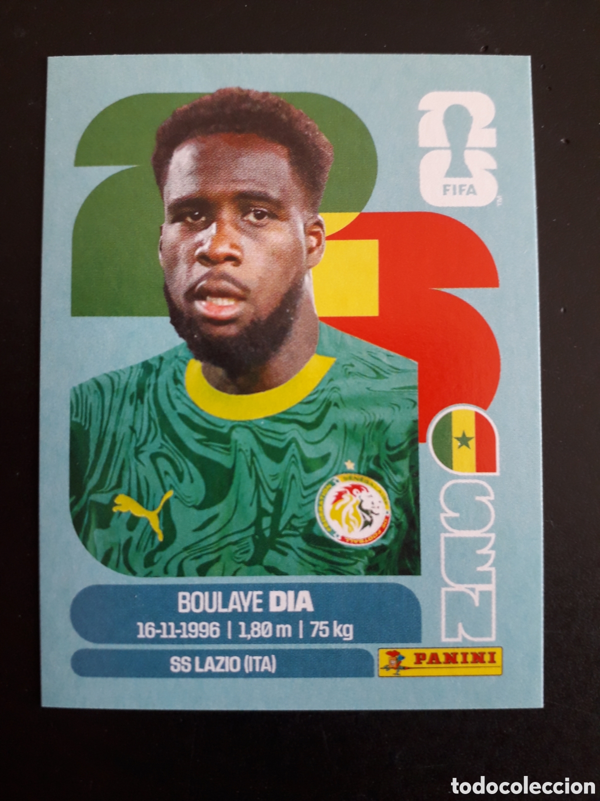 Cartes &agrave; collectionner de Football: DIA SENEGAL SEN 17 MUNDIAL F&Uacute;TBOL 2026 FIFA WORLD CUP PANINI SIN PEGAR PEDIDO M&Iacute;NIMO 3&euro;.