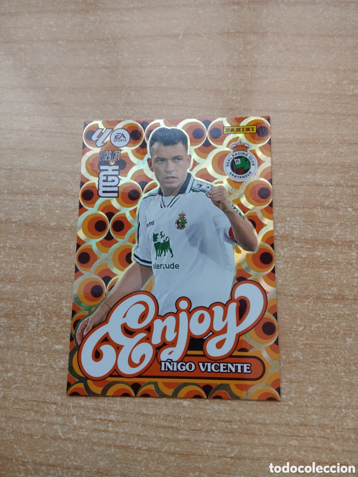 Cartes &agrave; collectionner de Football: 383 I&Ntilde;IGO VICENTE ENJOY RACING SANTANDER MEGACRACKS 2026 2027