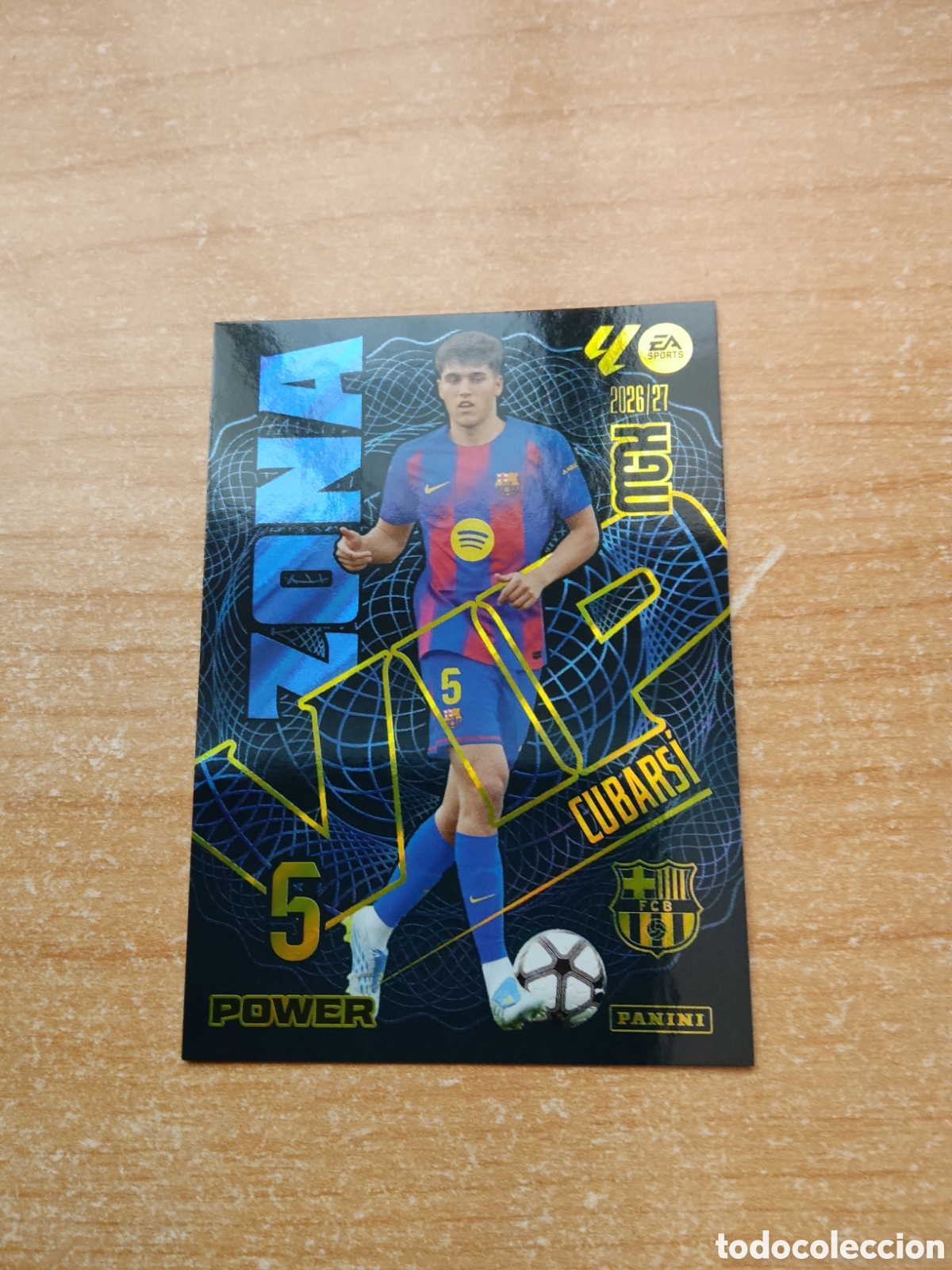 Fu&szlig;ball-Sticker: 391 CUBARS&Iacute; ZONA VIP POWER BARCELONA MEGACRACKS 2026 2027