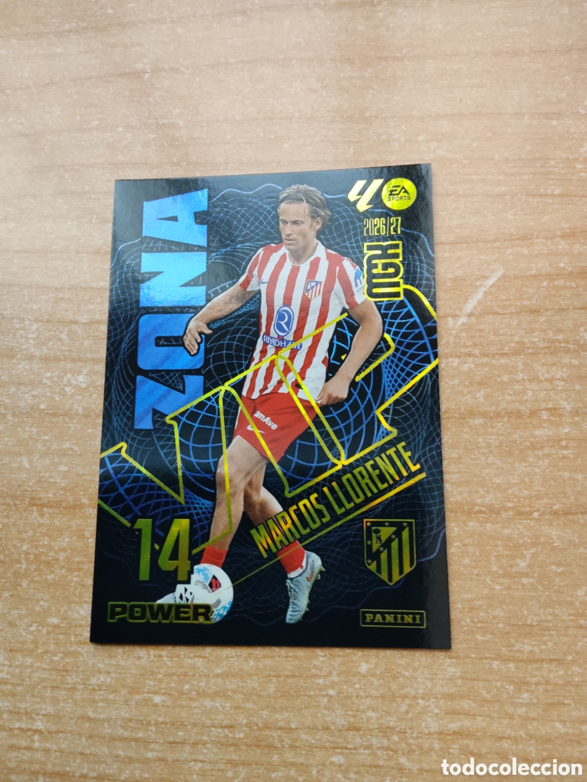 Cromos de f&uacute;tbol: 401 MARCOS LLORENTE ZONA VIP POWER ATLETICO MADRID MEGACRACKS 2026 2027