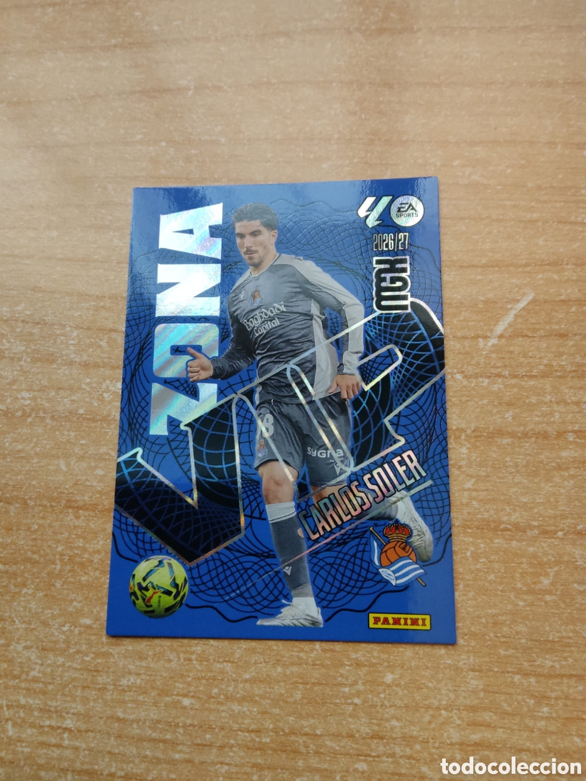 Cromos de f&uacute;tbol: 390 CARLOS SOLER ZONA VIP REAL SOCIEDAD MEGACRACKS 2026 2027
