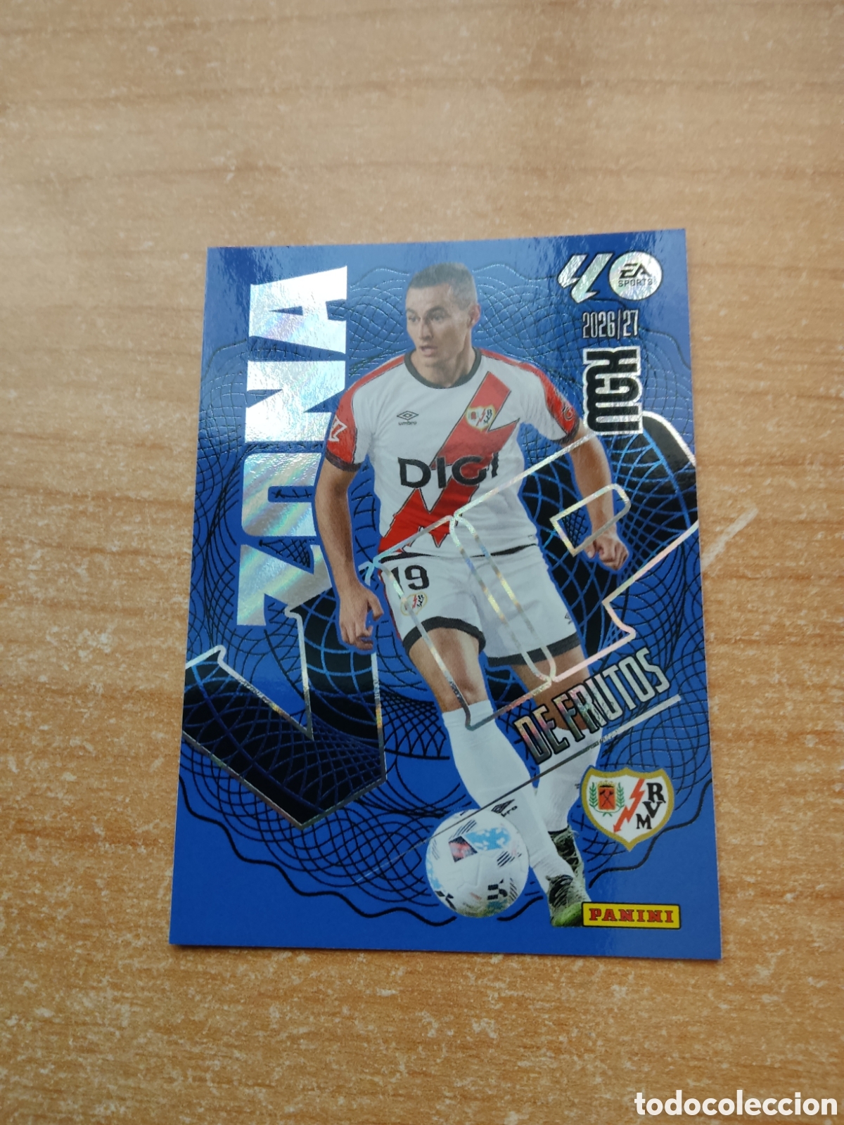 Cromos de f&uacute;tbol: 392 DE FRUTOS ZONA VIP RAYO VALLECANO MEGACRACKS 2026 2027