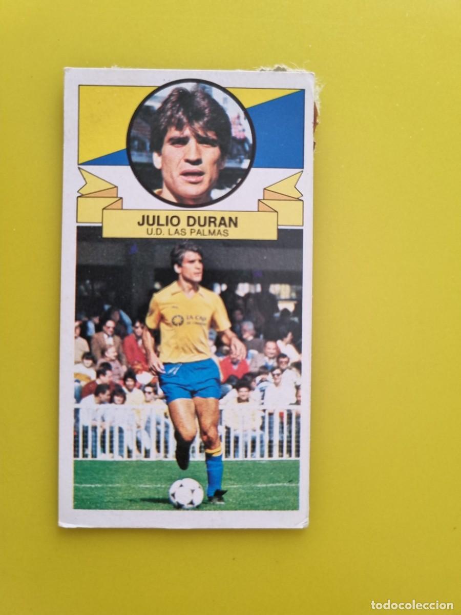 Cromos de f&uacute;tbol: CROMO DE F&Uacute;TBOL LIGA ESTE 85 86 1985 1986 JULIO DURAN DESPEGADO UD LAS PALMAS AR926