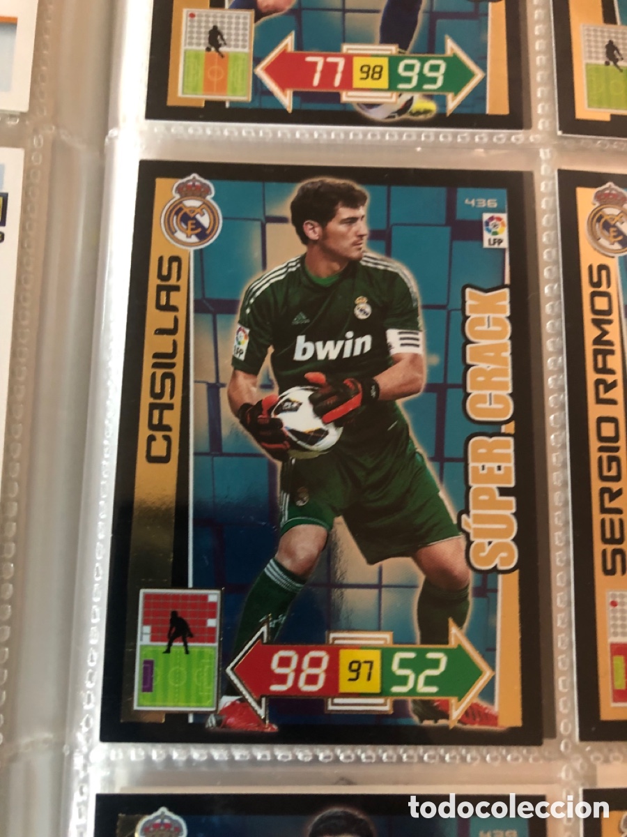 Cromos de f&uacute;tbol: CASILLAS 436 SUPERCRACK (REAL MADRID) 2012-2013 12 13 ADRENALYN PANINI CROMO CARTA A-2