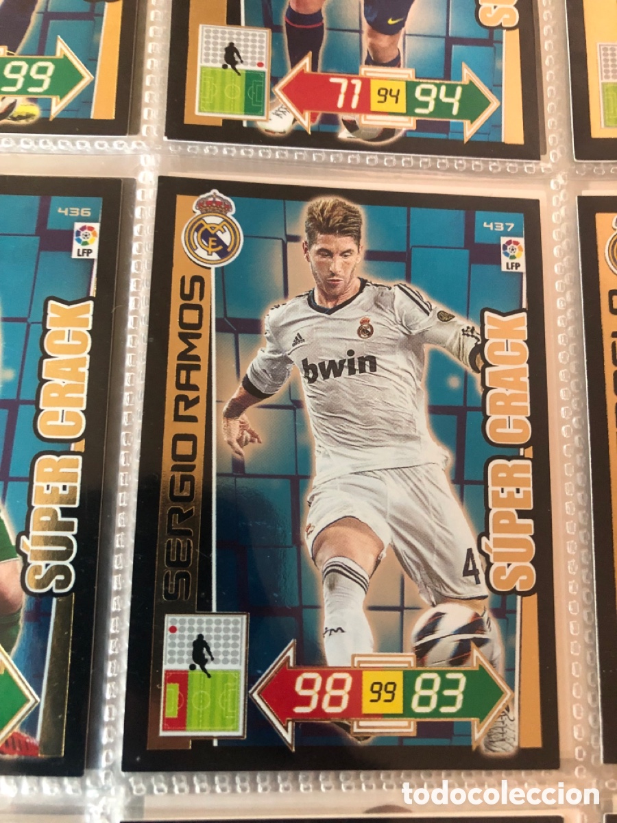 Figurine di Calcio: SERGIO RAMOS 437 SUPERCRACK (REAL MADRID) 2012-2013 12 13 ADRENALYN PANINI CROMO CARTA A-2