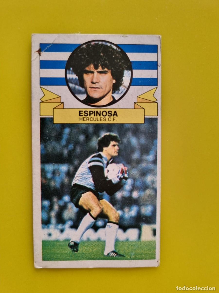 Figurine di Calcio: CROMO DE F&Uacute;TBOL LIGA ESTE 85 86 1985 1986 ESPINOSA DESPEGADO HERCULES CF AR926