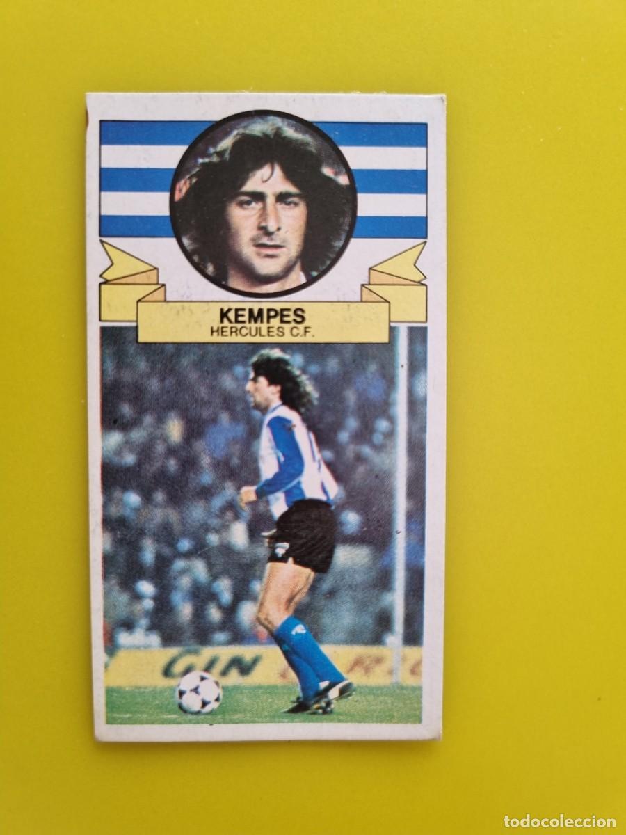 Figurine di Calcio: CROMO DE F&Uacute;TBOL LIGA ESTE 85 86 1985 1986 KEMPES DESPEGADO HERCULES CF AR926