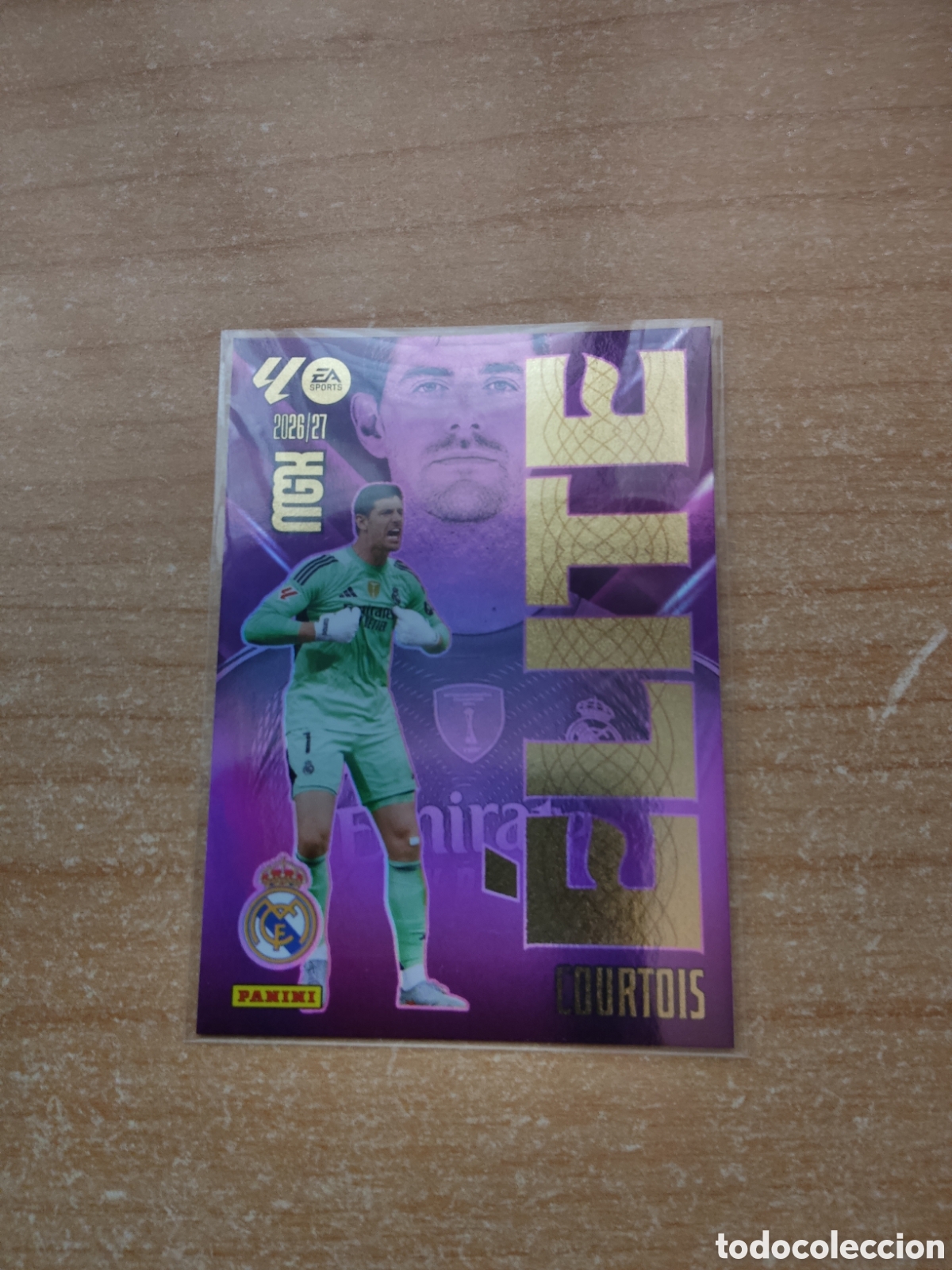 Cromos de Futebol: 4 COURTOIS ELITE REAL MADRID MEGACRACKS 2026 2027