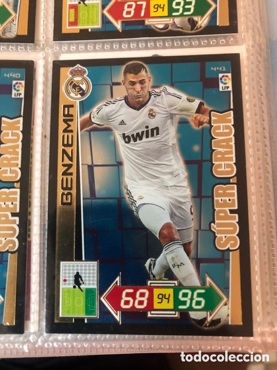 Cromos de Futebol: BENZEMA 441 SUPERCRACK REAL MADRID ADRENALYN 2012 2013 PANINI 12 13