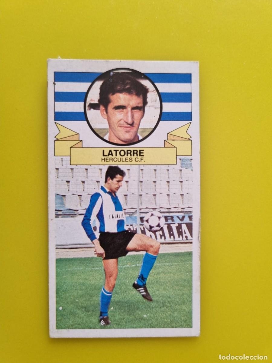 Cromos de Futebol: CROMO DE F&Uacute;TBOL LIGA ESTE 85 86 1985 1986 LATORRE DESPEGADO HERCULES CF AR926