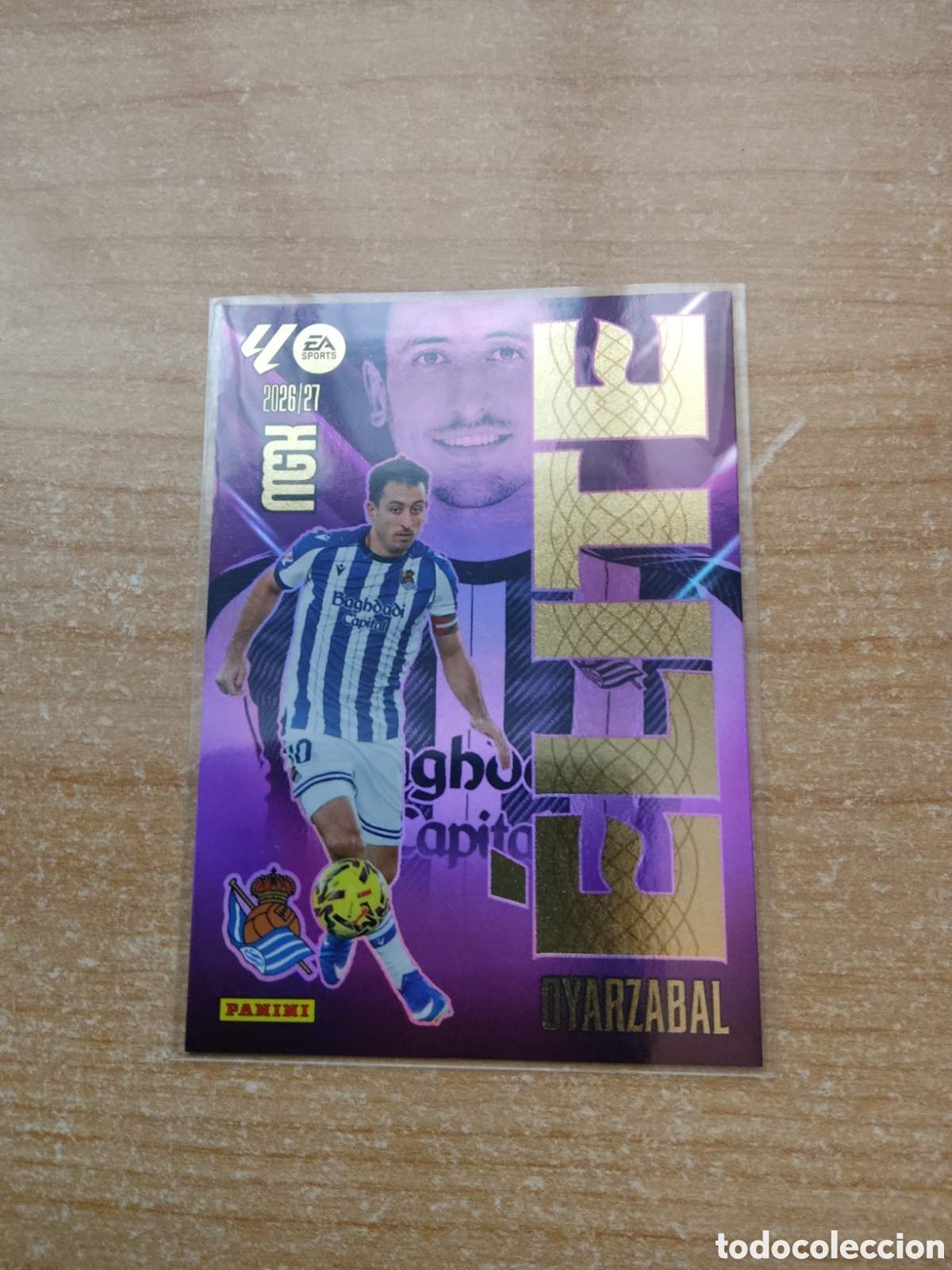Cromos de f&uacute;tbol: 13 OYARZABAL REAL SOCIEDAD ELITE MEGACRACKS 2026 2027