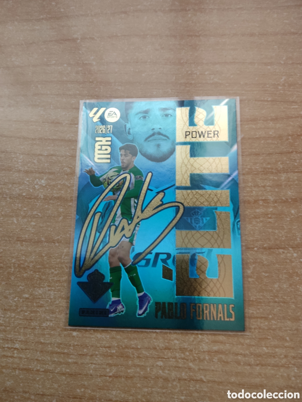 Cromos de f&uacute;tbol: 14 PABLO FORNALS REAL BETIS ELITE POWER MEGACRACKS 2026 2027