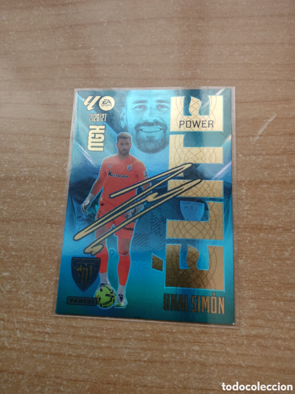 Cromos de f&uacute;tbol: 17 UNAI SIMON ELITE POWER ATHLETIC CLUB MEGACRACKS 2026 2027