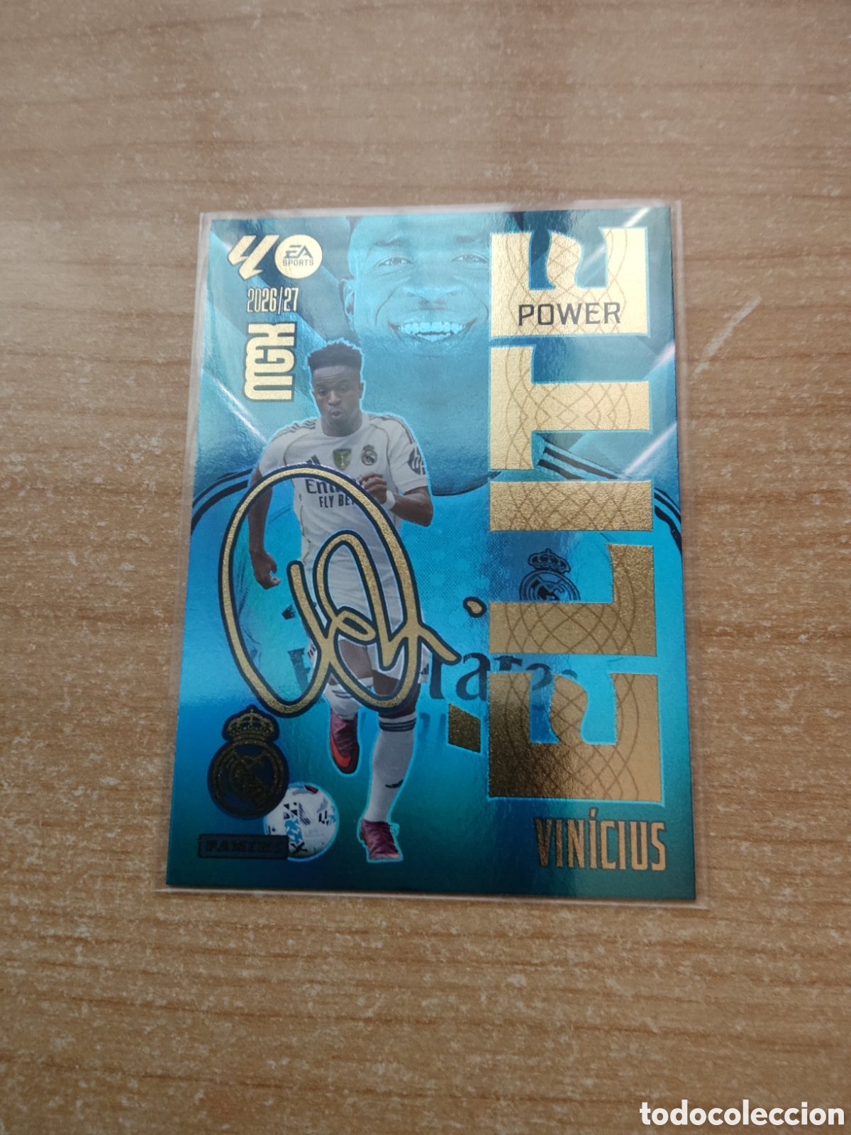 Cromos de f&uacute;tbol: 18 VINICIUS ELITE POWER REAL MADRID MEGACRACKS 2026 2027