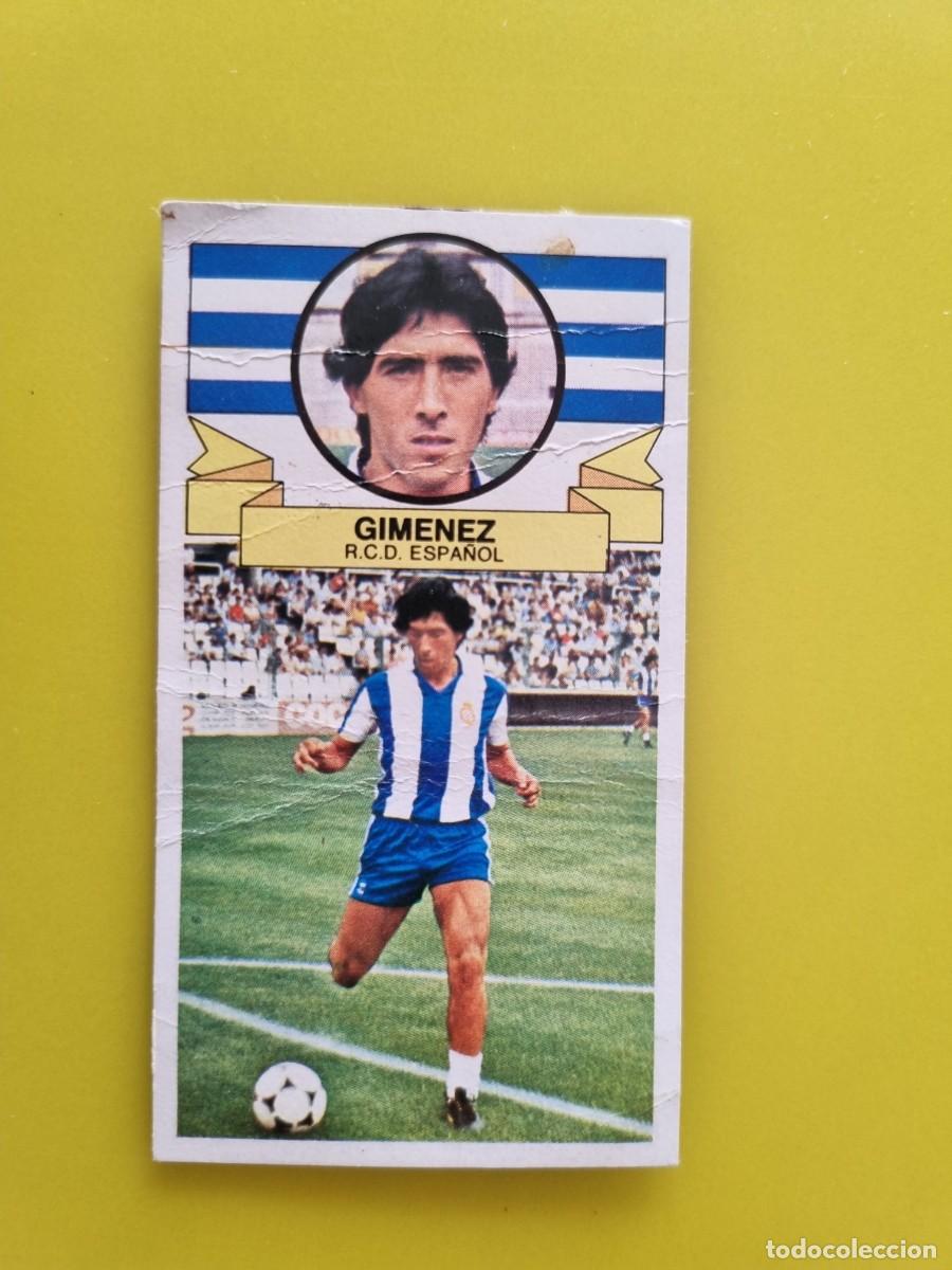 Cromos de f&uacute;tbol: CROMO DE F&Uacute;TBOL LIGA ESTE 85 86 1985 1986 GIMENEZ DESPEGADO RCD ESPA&Ntilde;OL AR926