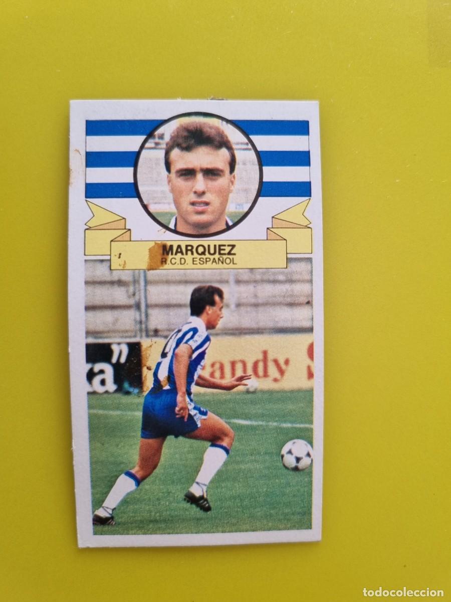 Cromos de f&uacute;tbol: CROMO DE F&Uacute;TBOL LIGA ESTE 85 86 1985 1986 MARQUEZ DESPEGADO RCD ESPA&Ntilde;OL AR926