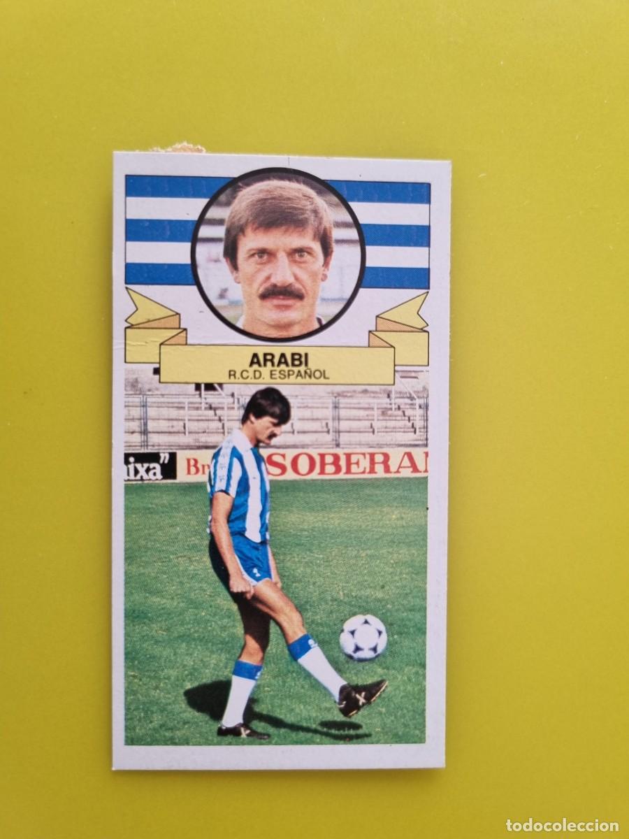 Cromos de f&uacute;tbol: CROMO DE F&Uacute;TBOL LIGA ESTE 85 86 1985 1986 ARABI DESPEGADO RCD ESPA&Ntilde;OL AR926