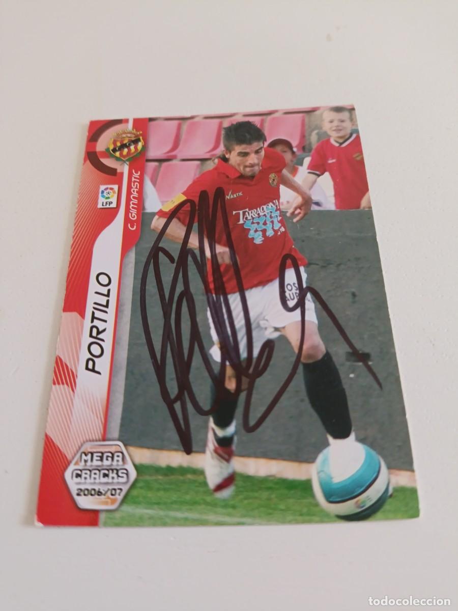 Cromos de f&uacute;tbol: Auto original de Portillo N&aacute;stic de Tarragona