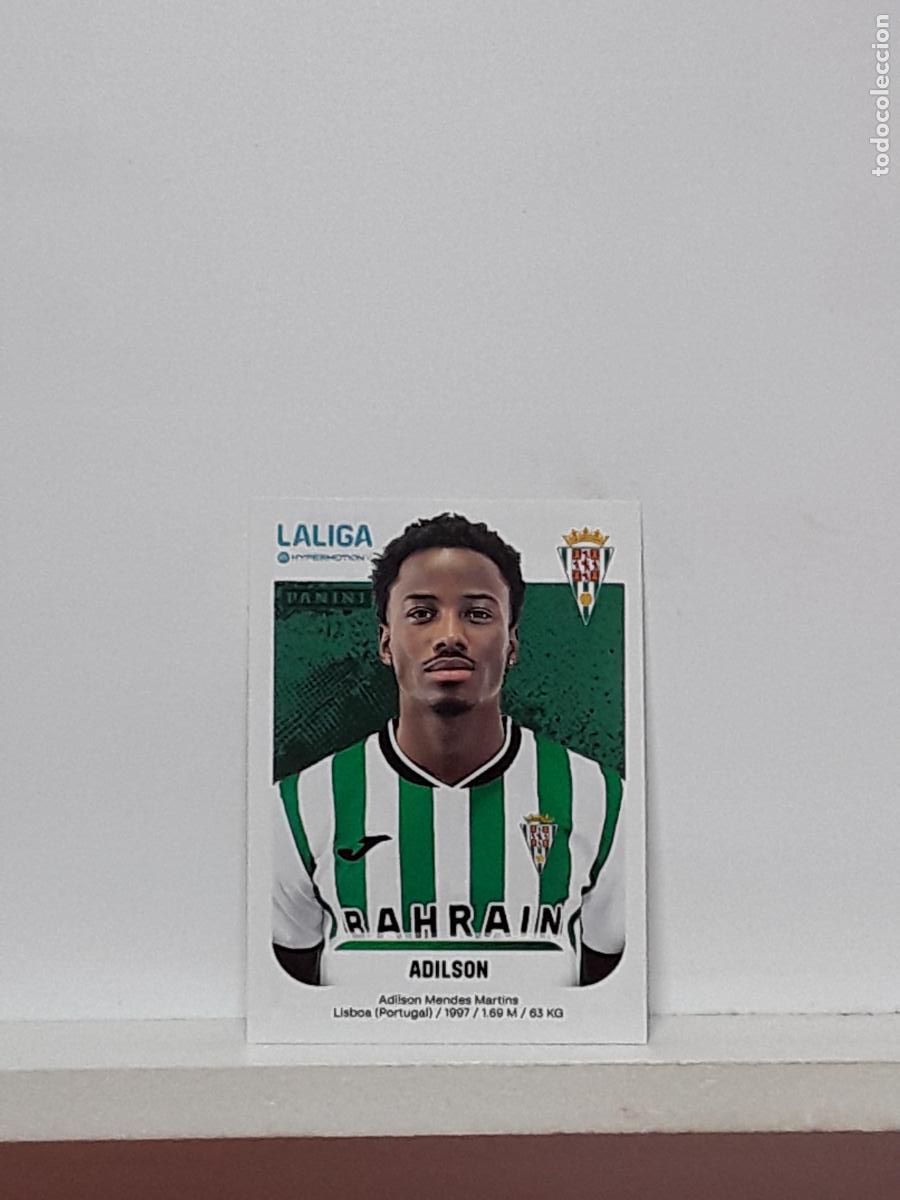 Cromos de f&uacute;tbol: LALIGA HYPERMOTION 2025 2026 25 26 ALBUM PANINI LIGA N 150BIS 150 BIS CORDOBA LIMITADA ADILSON