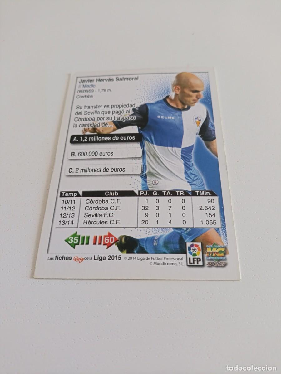 Cromos de f&uacute;tbol: Auto original de Javi Herv&aacute;s Sabadell - Foto 2