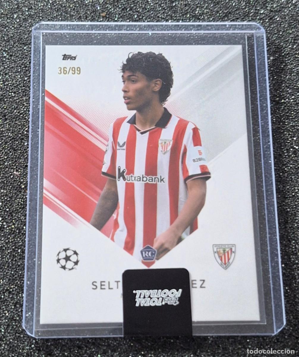 Cromos de f&uacute;tbol: Selton Sanchez Athletic de Bilbao Topps Total Football 36/99 Rookie RC