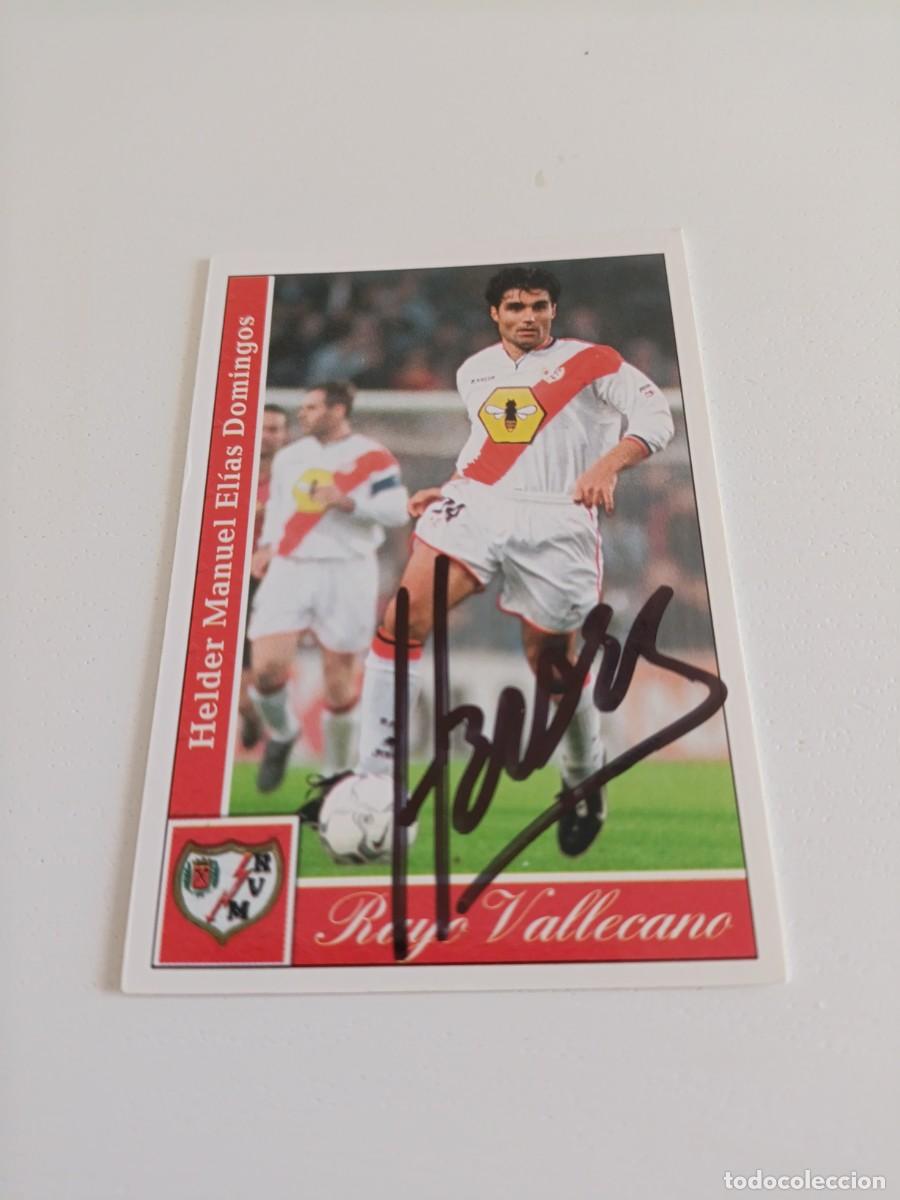 Cromos de f&uacute;tbol: Auto original de Helder rayo vallecano
