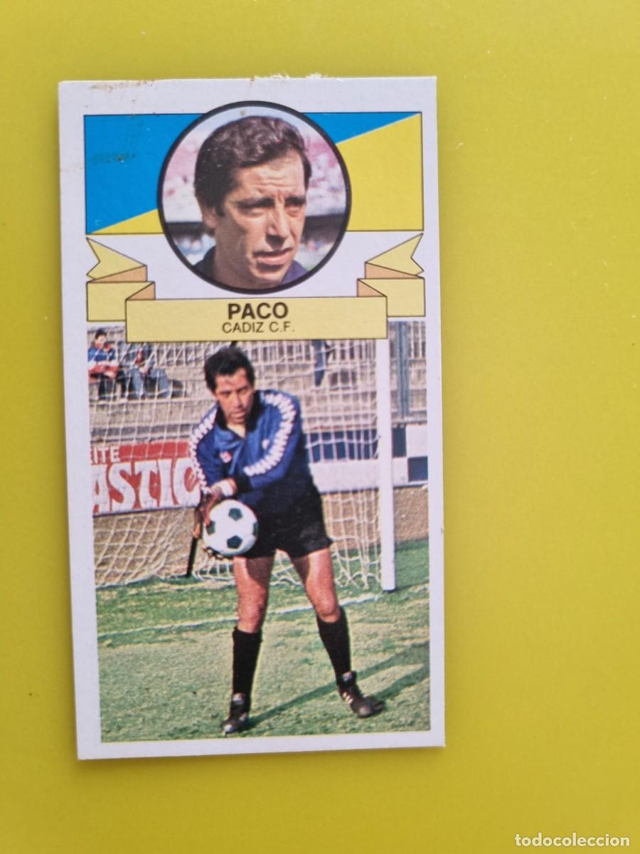Cromos de f&uacute;tbol: CROMO DE F&Uacute;TBOL LIGA ESTE 85 86 1985 1986 PACO DESPEGADO C&Aacute;DIZ CF AR926