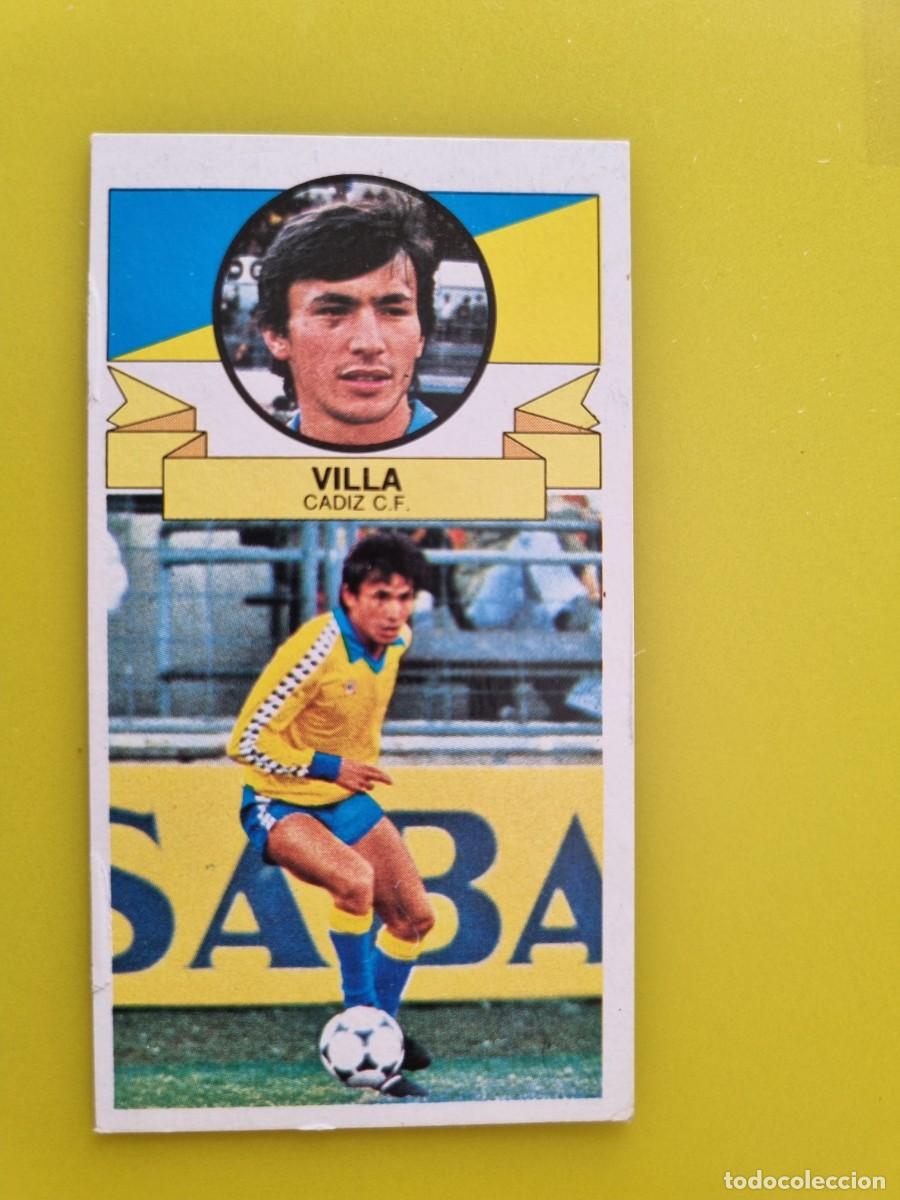 Figurine di Calcio: CROMO DE F&Uacute;TBOL LIGA ESTE 85 86 1985 1986 VILLA DESPEGADO C&Aacute;DIZ CF AR926