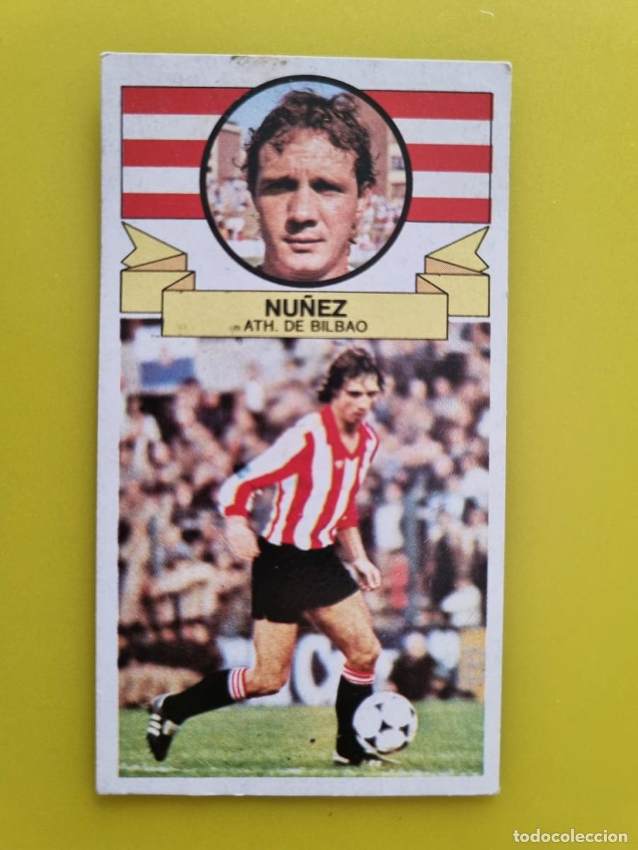 Cromos de f&uacute;tbol: CROMO DE F&Uacute;TBOL LIGA ESTE 85 86 1985 1986 NU&Ntilde;EZ DESPEGADO ATH DE BILBAO AR926