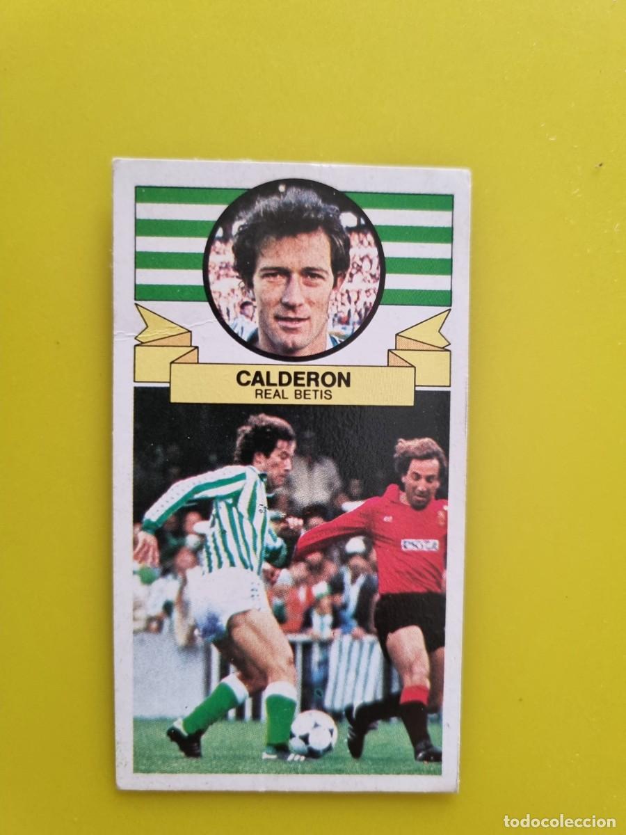 Cromos de f&uacute;tbol: CROMO DE F&Uacute;TBOL LIGA ESTE 85 86 1985 1986 CALDERON DESPEGADO REAL BETIS AR926