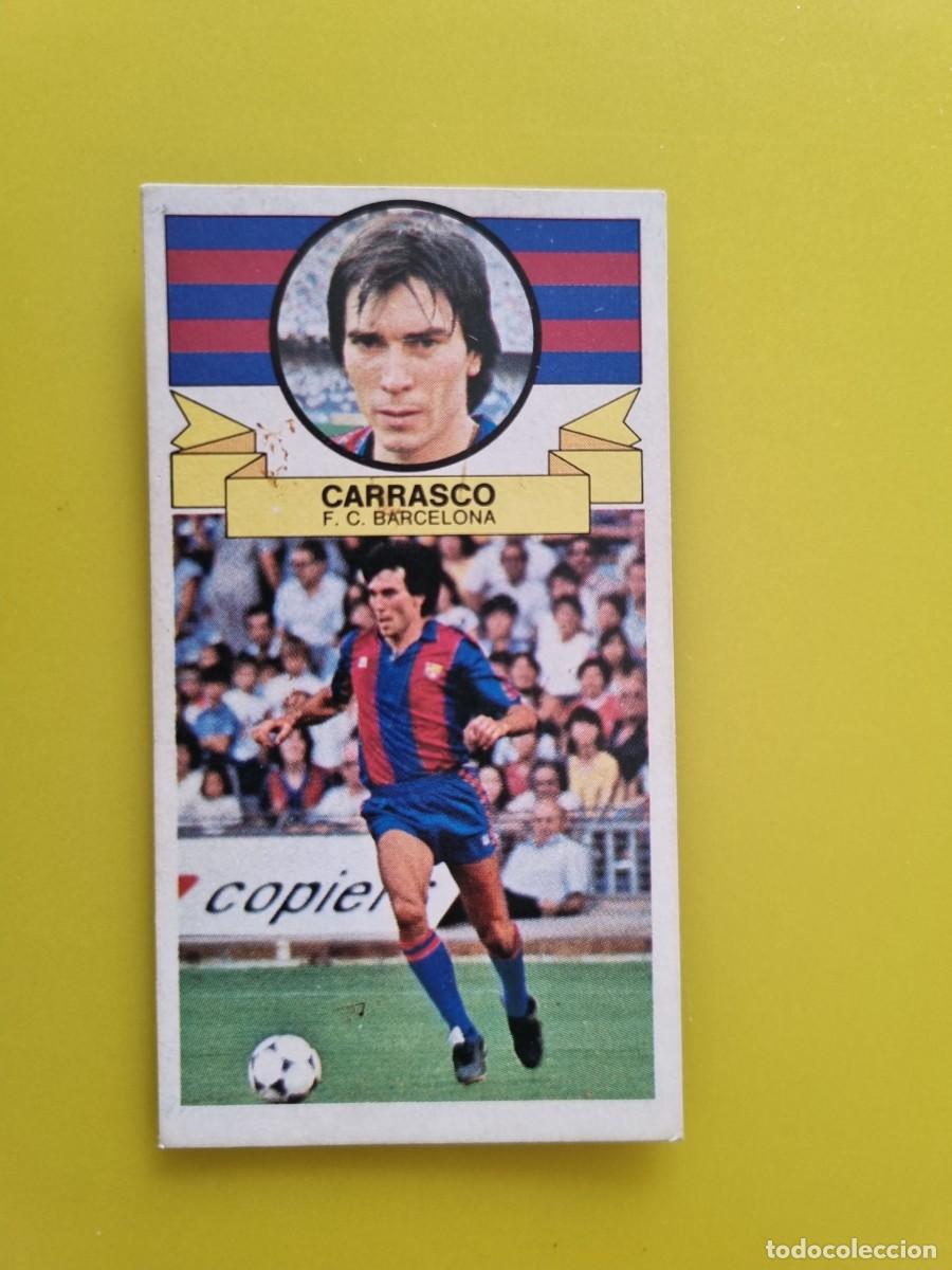 Cromos de f&uacute;tbol: CROMO DE F&Uacute;TBOL LIGA ESTE 85 86 1985 1986 CARRASCO DESPEGADO FC BARCELONA AR926