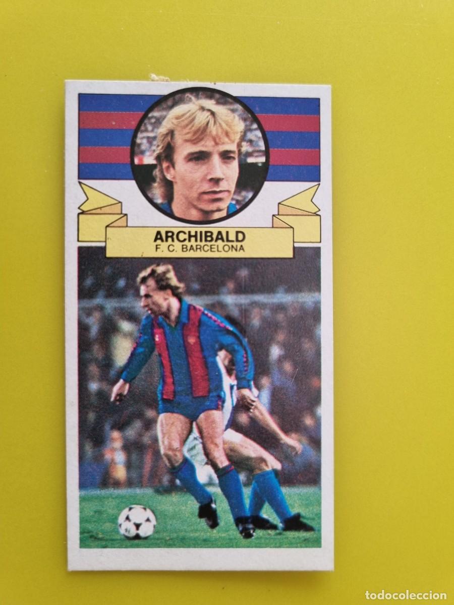Cromos de f&uacute;tbol: CROMO DE F&Uacute;TBOL LIGA ESTE 85 86 1985 1986 ARCHIBALD DESPEGADO FC BARCELONA AR926