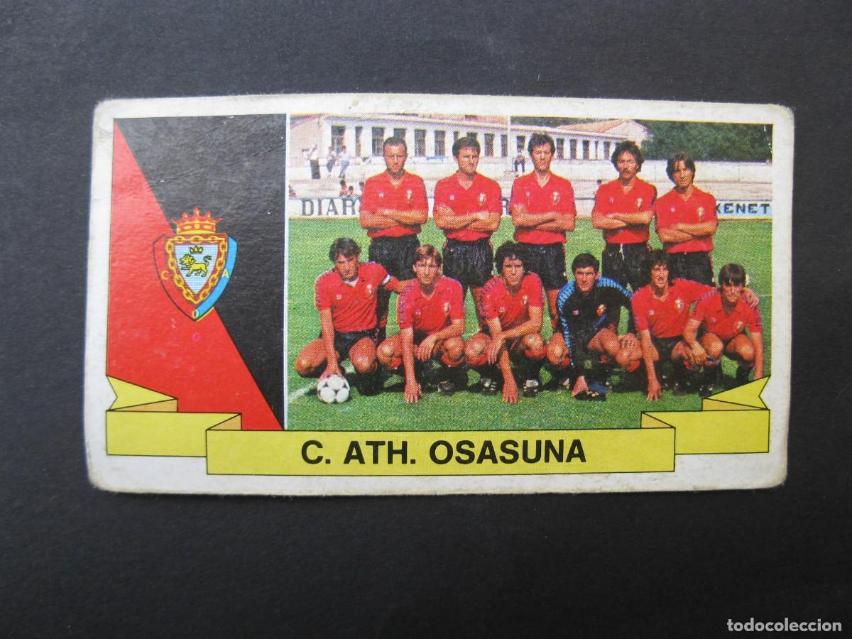 Cromos de f&uacute;tbol: ALINEACI&Oacute;N DEL C.A. OSASUNA - CAMPEONATO DE LIGA 85/86 - EDICIONES ESTE.