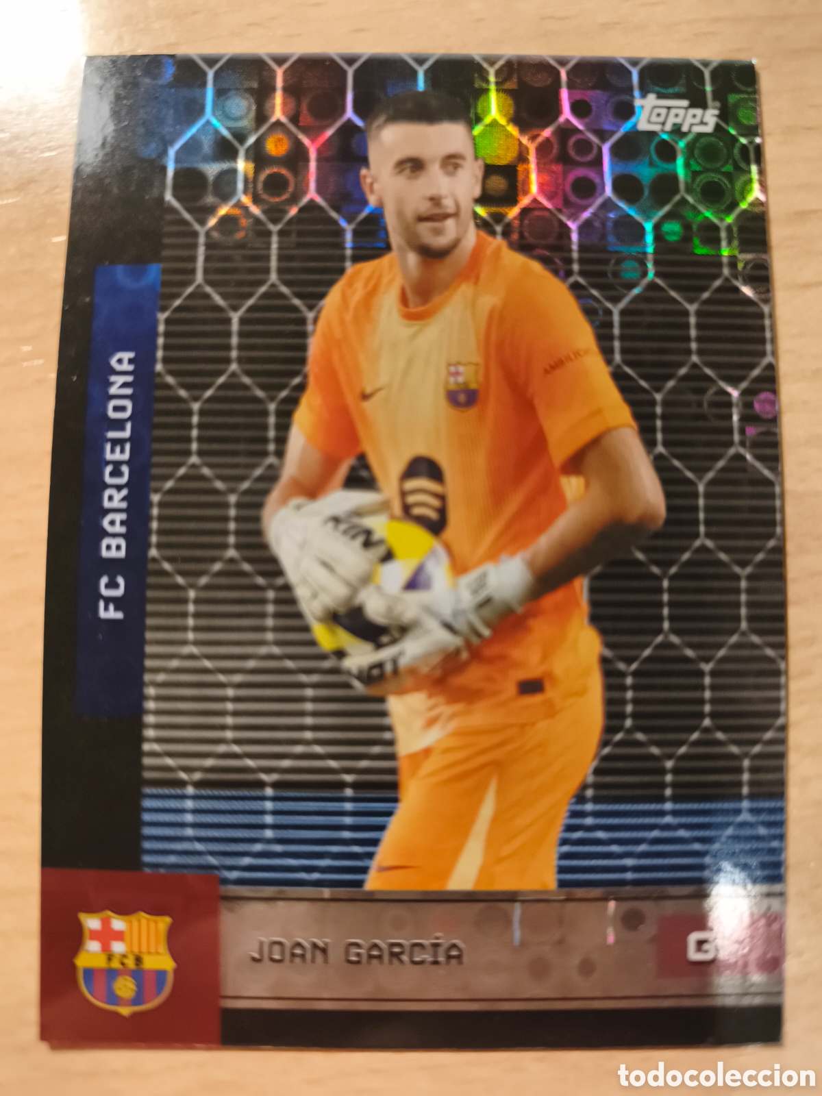 Fu&szlig;ball-Sticker: 1 JOAN GARC&Iacute;A PARALELA HALO TEAM SET FC BARCELONA 2025 2026 PARALEL TOPPS 25 26