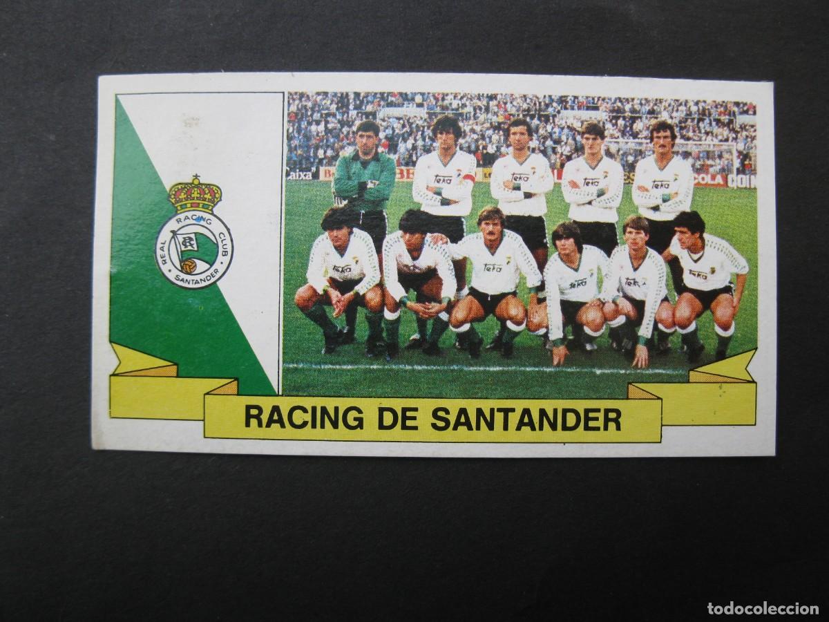 Cromos de f&uacute;tbol: ALINEACI&Oacute;N DEL RACING DE SANTANDER - CAMPEONATO DE LIGA 85/86 - EDICIONES ESTE.