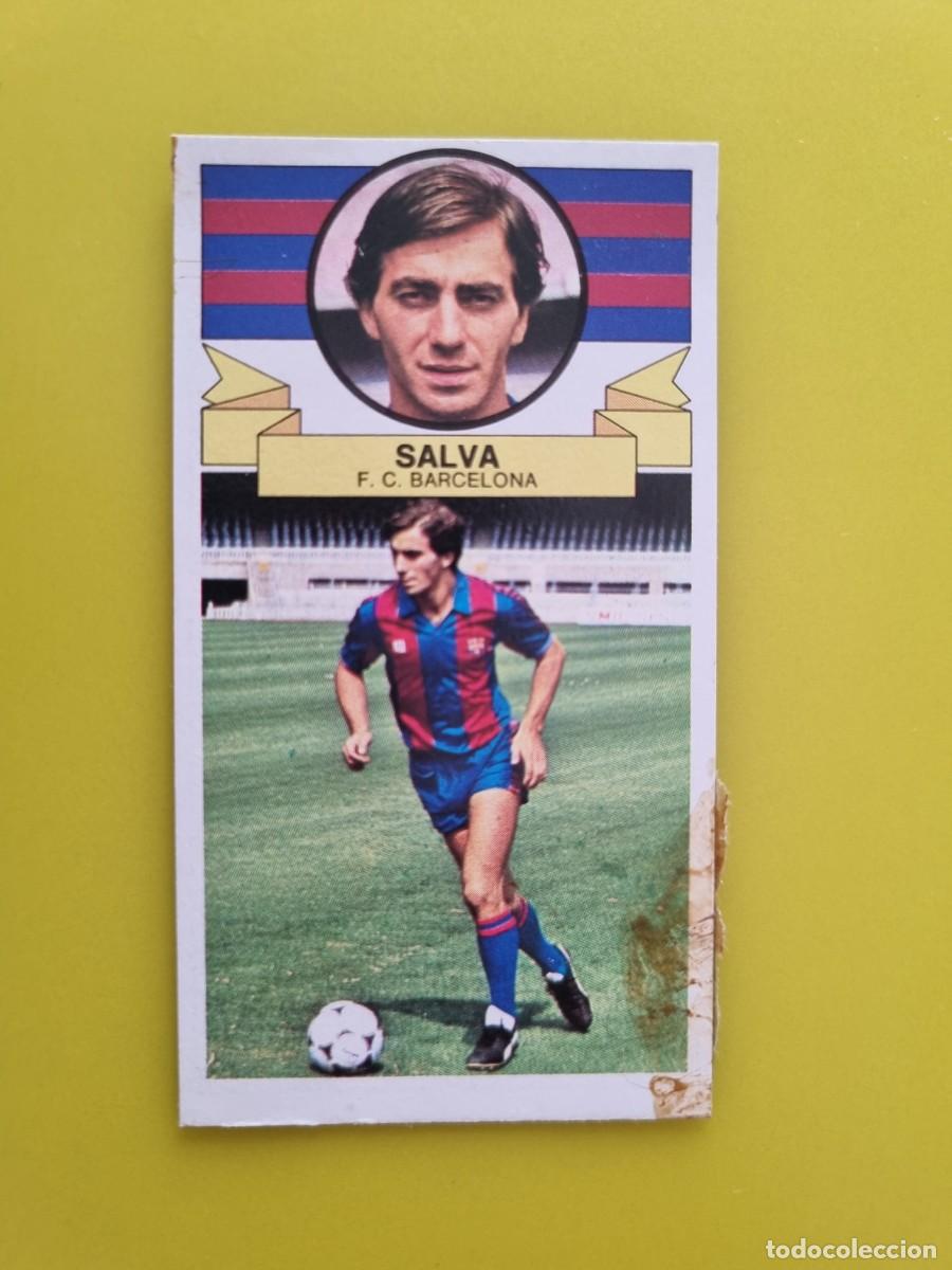 Football Stickers: CROMO DE F&Uacute;TBOL LIGA ESTE 85 86 1985 1986 SALVA DESPEGADO FC BARCELONA AR926