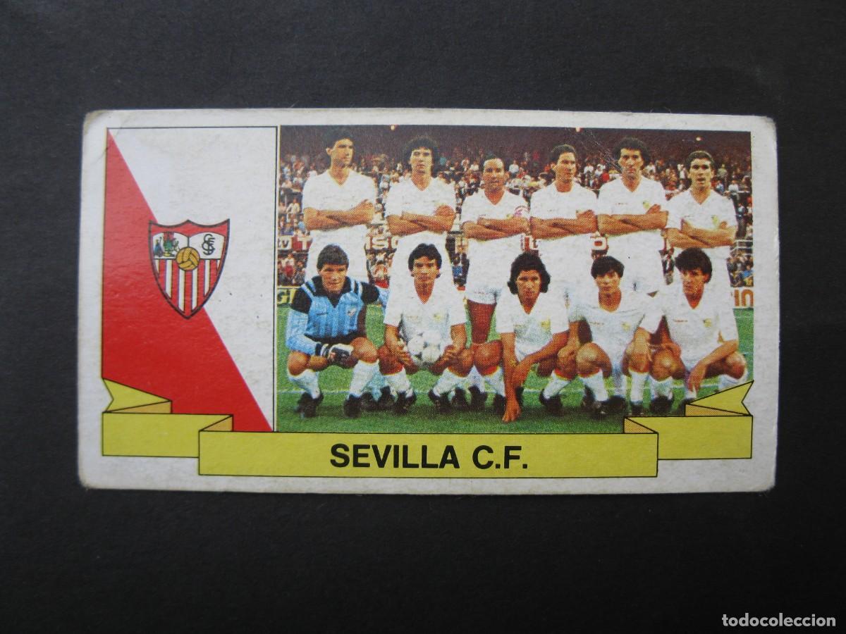 Football Stickers: ALINEACI&Oacute;N DEL SEVILLA C.F. - CAMPEONATO DE LIGA 85/86 - EDICIONES ESTE.