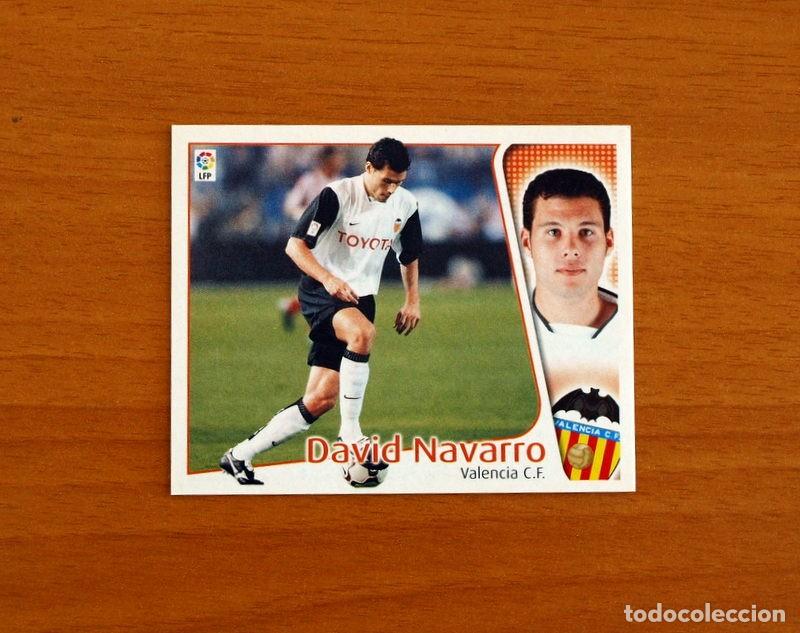 Cromos de f&uacute;tbol: Valencia - David Navarro - Ediciones Este Liga 2004-2005, 04-05 - Nunca Pegado