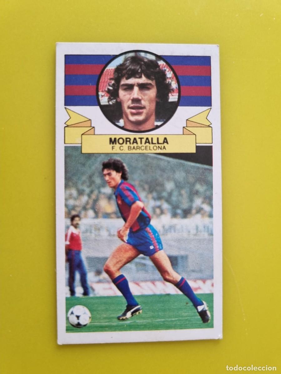 Cromos de f&uacute;tbol: CROMO DE F&Uacute;TBOL LIGA ESTE 85 86 1985 1986 MORATALLA DESPEGADO FC BARCELONA AR926