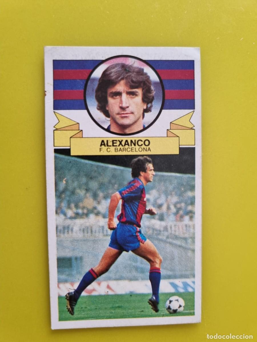 Cromos de f&uacute;tbol: CROMO DE F&Uacute;TBOL LIGA ESTE 85 86 1985 1986 ALEXANCO DESPEGADO FC BARCELONA AR926