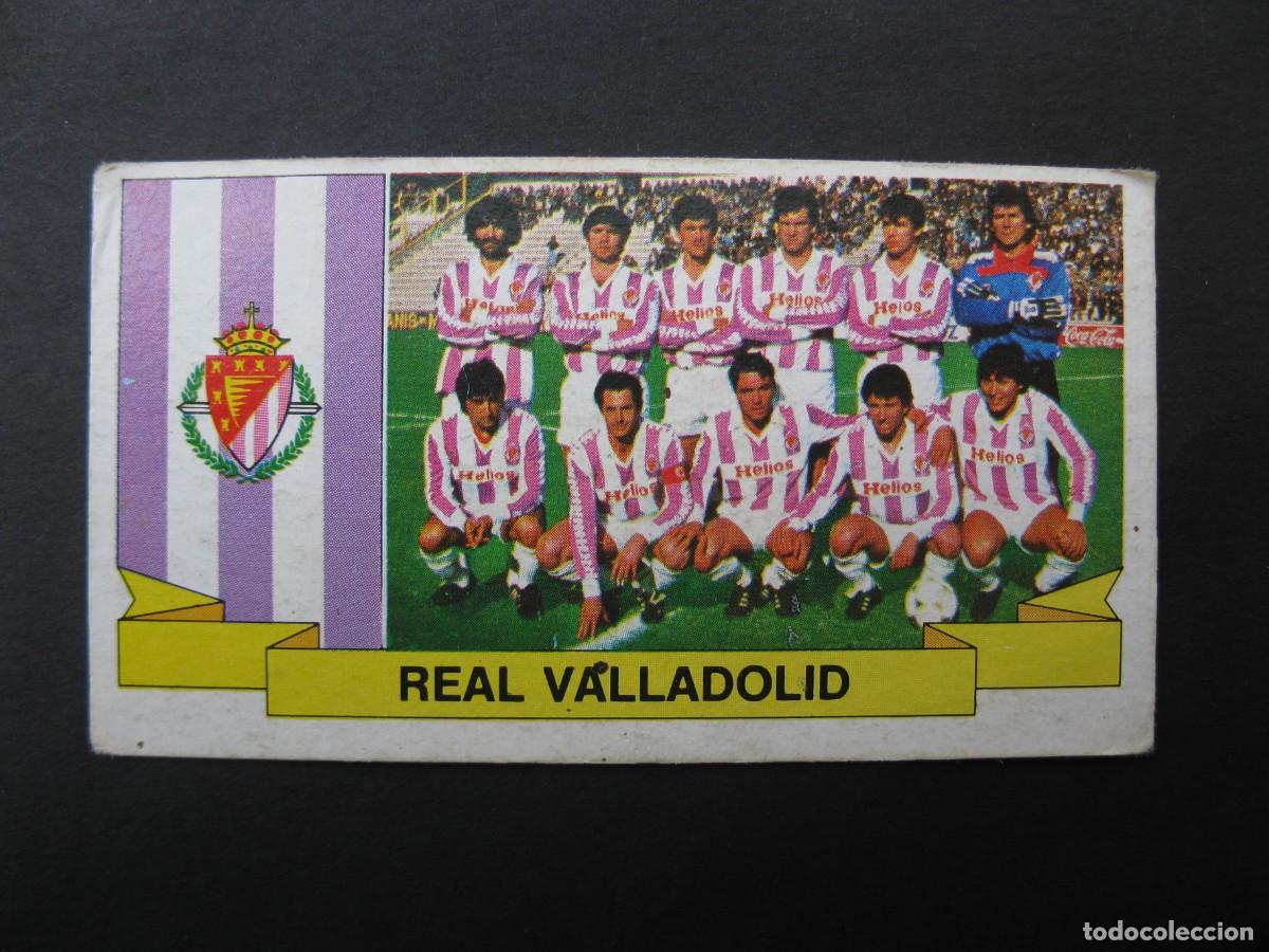 Cromos de f&uacute;tbol: ALINEACI&Oacute;N DEL REAL VALLADOLID - CAMPEONATO DE LIGA 85/86 - EDICIONES ESTE.