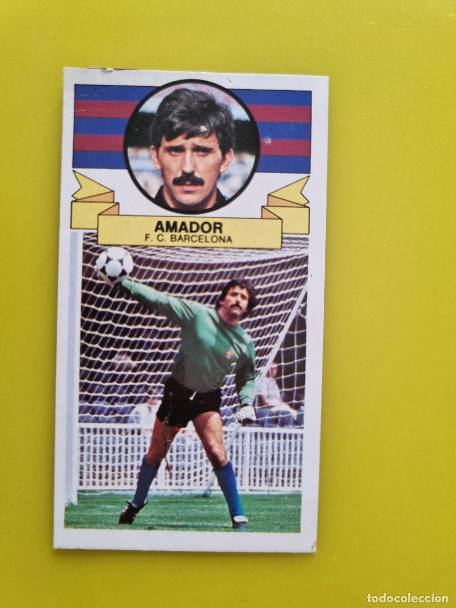 Cromos de f&uacute;tbol: CROMO DE F&Uacute;TBOL LIGA ESTE 85 86 1985 1986 AMADOR DESPEGADO FC BARCELONA AR926