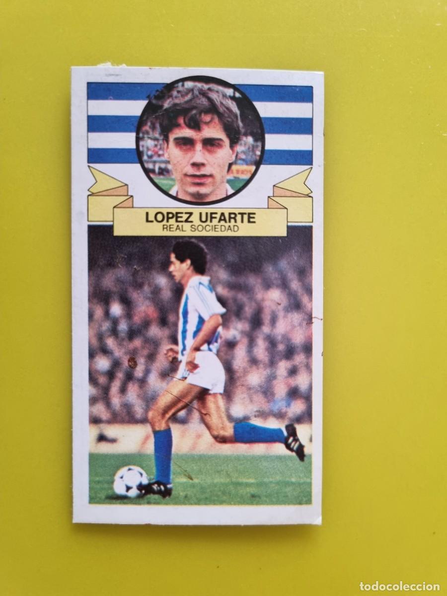 Cromos de f&uacute;tbol: CROMO DE F&Uacute;TBOL LIGA ESTE 85 86 1985 1986 LOPEZ UFARTE DESPEGADO REAL SOCIEDAD AR926