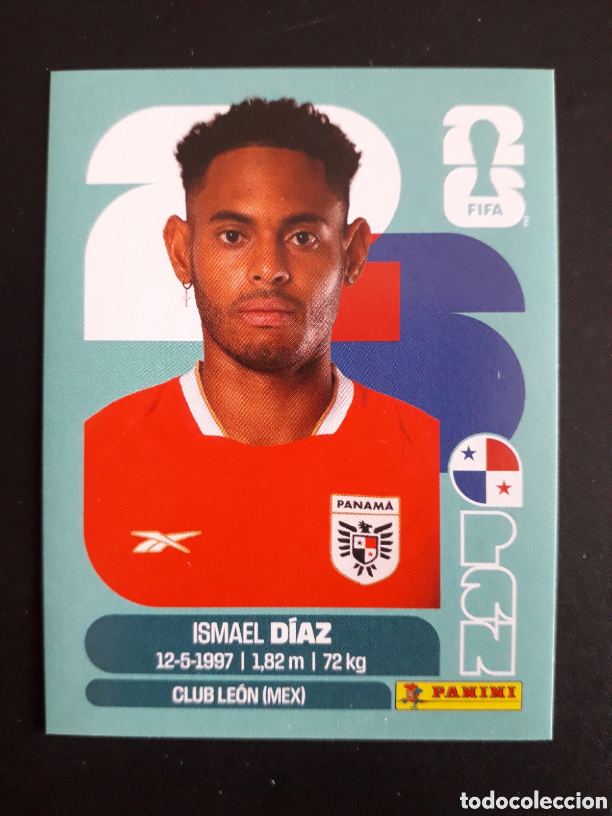 Cromos de f&uacute;tbol: D&Iacute;AZ PANAM&Aacute; PAN 16 MUNDIAL F&Uacute;TBOL 2026 FIFA WORLD CUP PANINI SIN PEGAR PEDIDO M&Iacute;NIMO 3&euro;